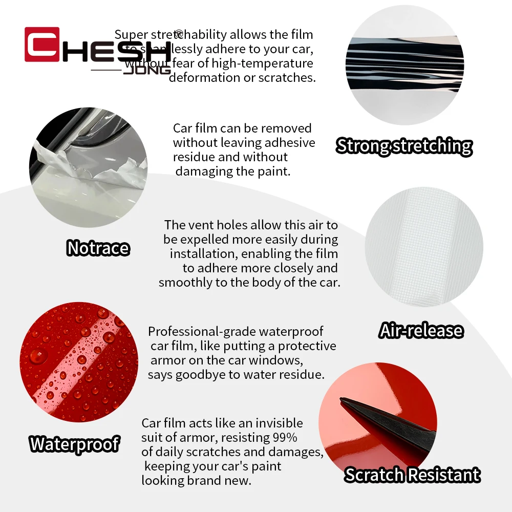 

ПЭТ глянцевые красные наклейки для мотоциклов, виниловая пленка, самоклеящаяся водостойкая защитная пленка для мотоцикла, скутера, автомобильные аксессуары