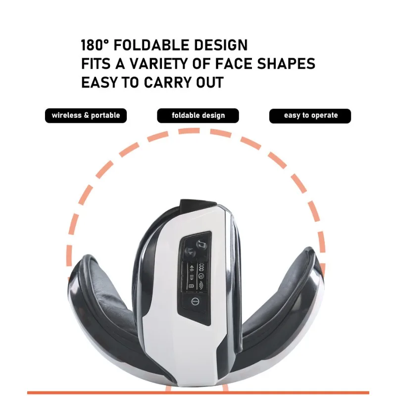 Smart Portable Vibration Eye Massager Airbag Compress Eye Care Tool Bluetooth Music Eye Massage Eye Relax Fatigue Sleepping Mask view 5