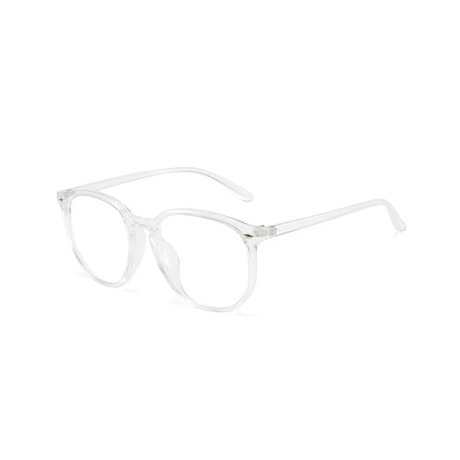 1 szt. Damskie okulary retro z dużymi oprawkami, prosty i lekki model z przezroczystymi szkłami, idealne na lato i jesień, akcesoria podróżne i szkolne.