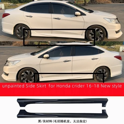 Body Kit For Honda crider 2016-18 Modified Front Rear lip Side Skirt assembly Car Accessories