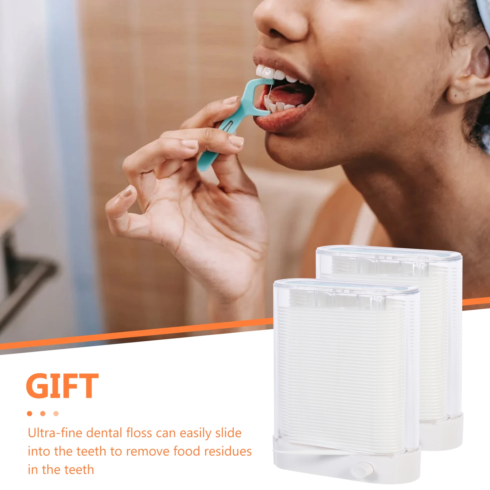 

Dental Floss Boxes Plastic Tooth Picks Teeth Cleaning Professional Floss Picks Disposable Sticks Oral Care