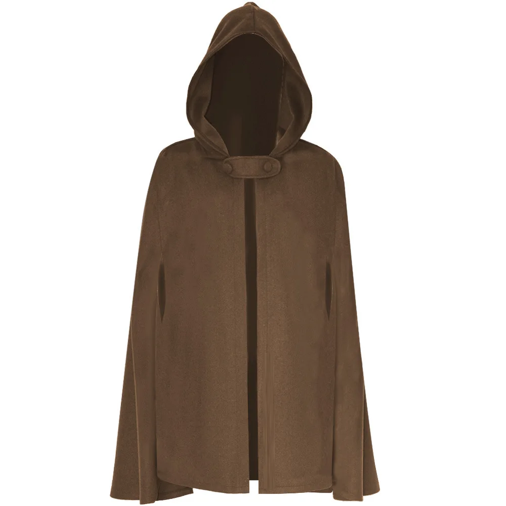 2024 جديد القراصنة القلنسوة Ne معطف طويل تأثيري عباءة صوفية loween معالج القرون الوسطى الموت الله المرأة المرحلة العرقية زي