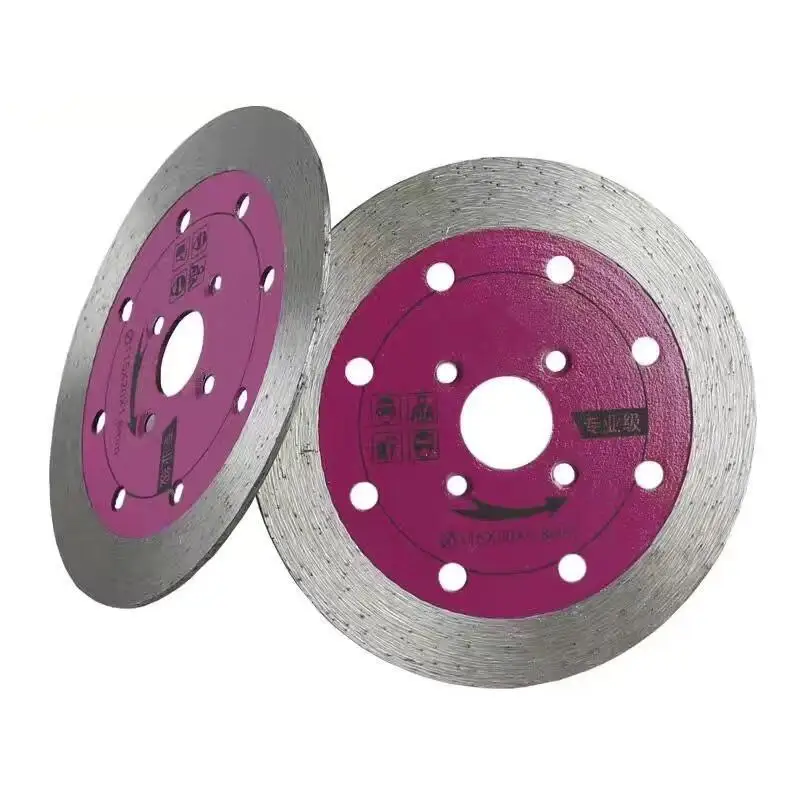 Continuous Rim Diamond Saw Blade 115mm Cutting Gringding Discs for Ceramic Porcelain Tile Concrete Masonry Saws Cut Off Wheel