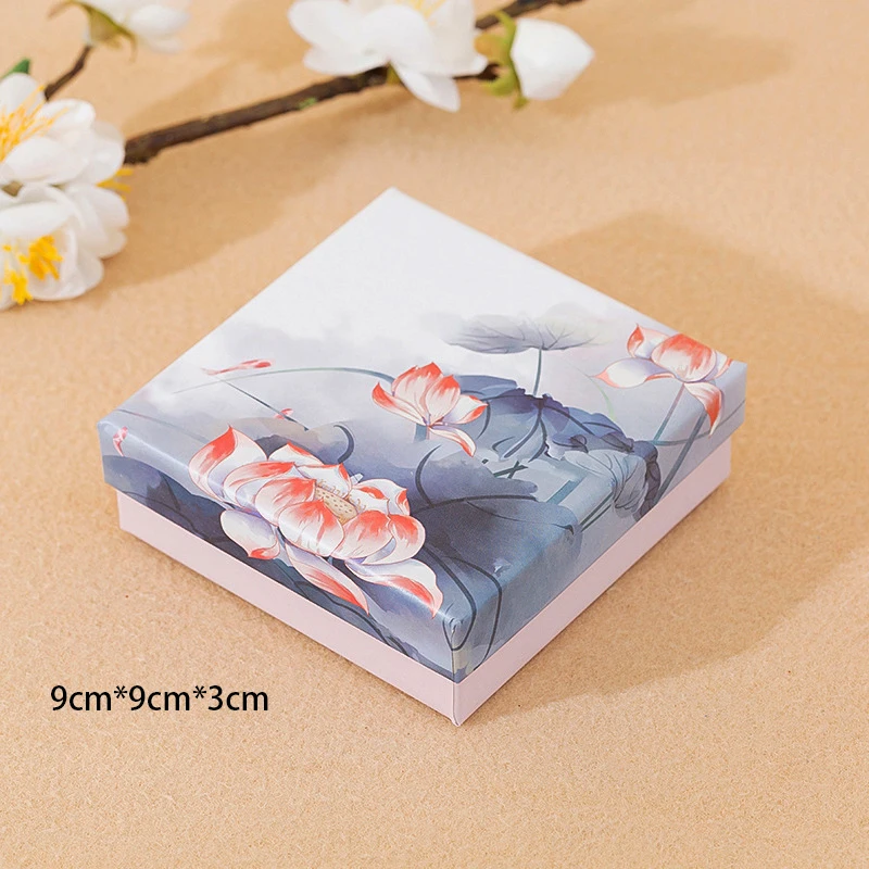 صندوق مجوهرات 3 ألوان صندوق خاتم سوار علبة التعبئة والتغليف ورقة للتغليف الفاخر عرض بوتيك المجوهرات الفاخرة