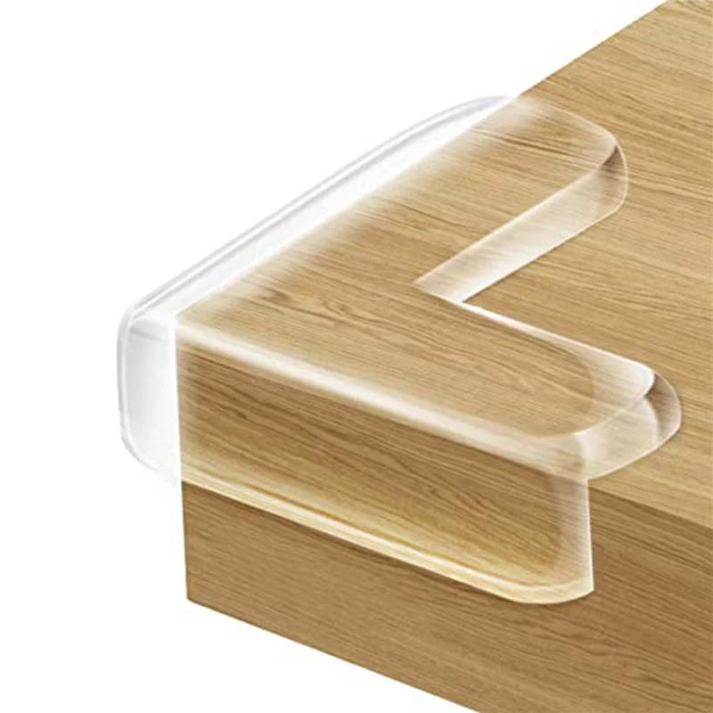 

B05B-40 Pack Corner Guards Clear Corner Protectors Stop Child Head Injuries Tables, Furniture & Sharp Corners (L-Shaped)