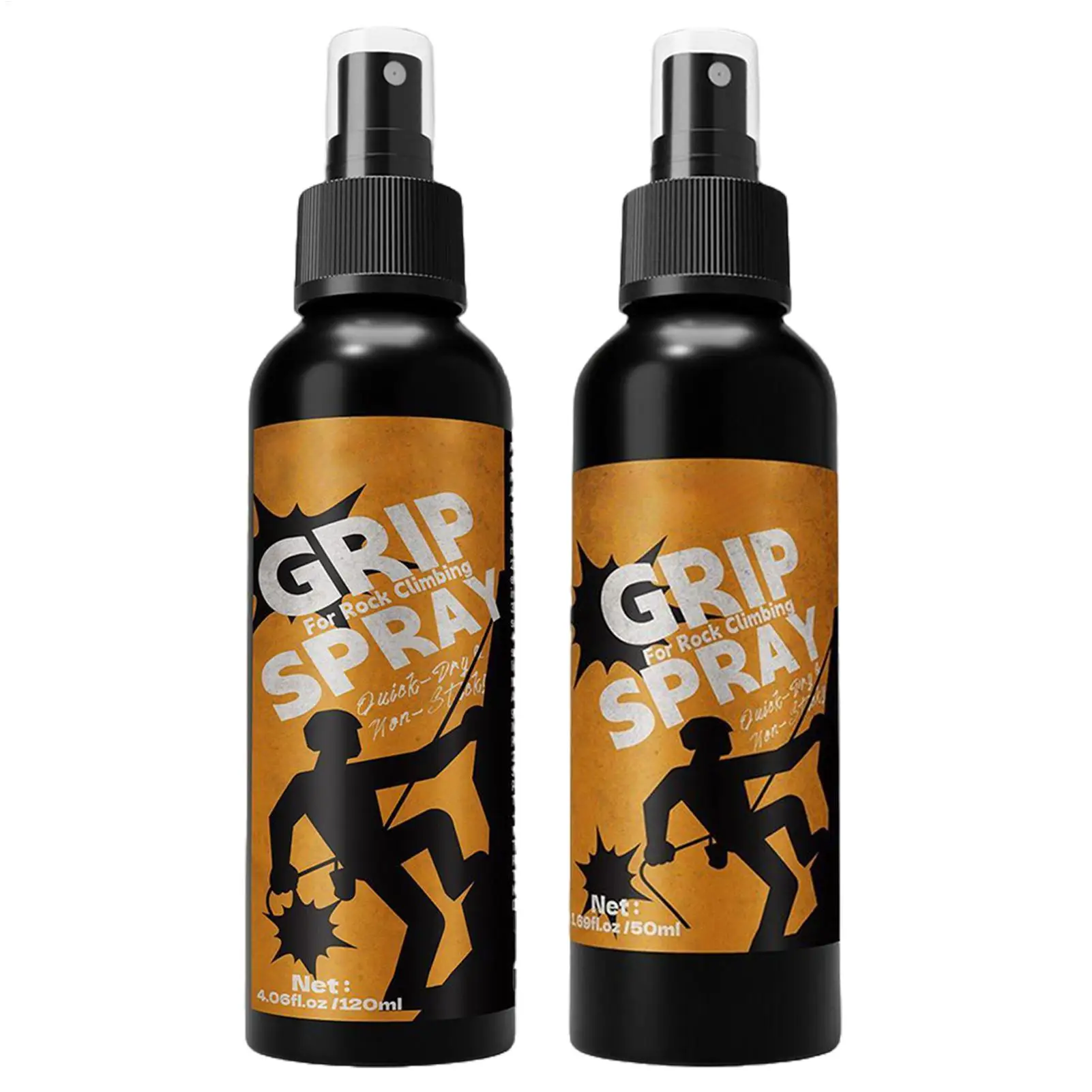 Spray de agarre antideslizante de 50/120ml, revestimiento de fricción mejorado para calzado deportivo, zapatillas de deporte y guantes de escalada en cancha, superficies de roca