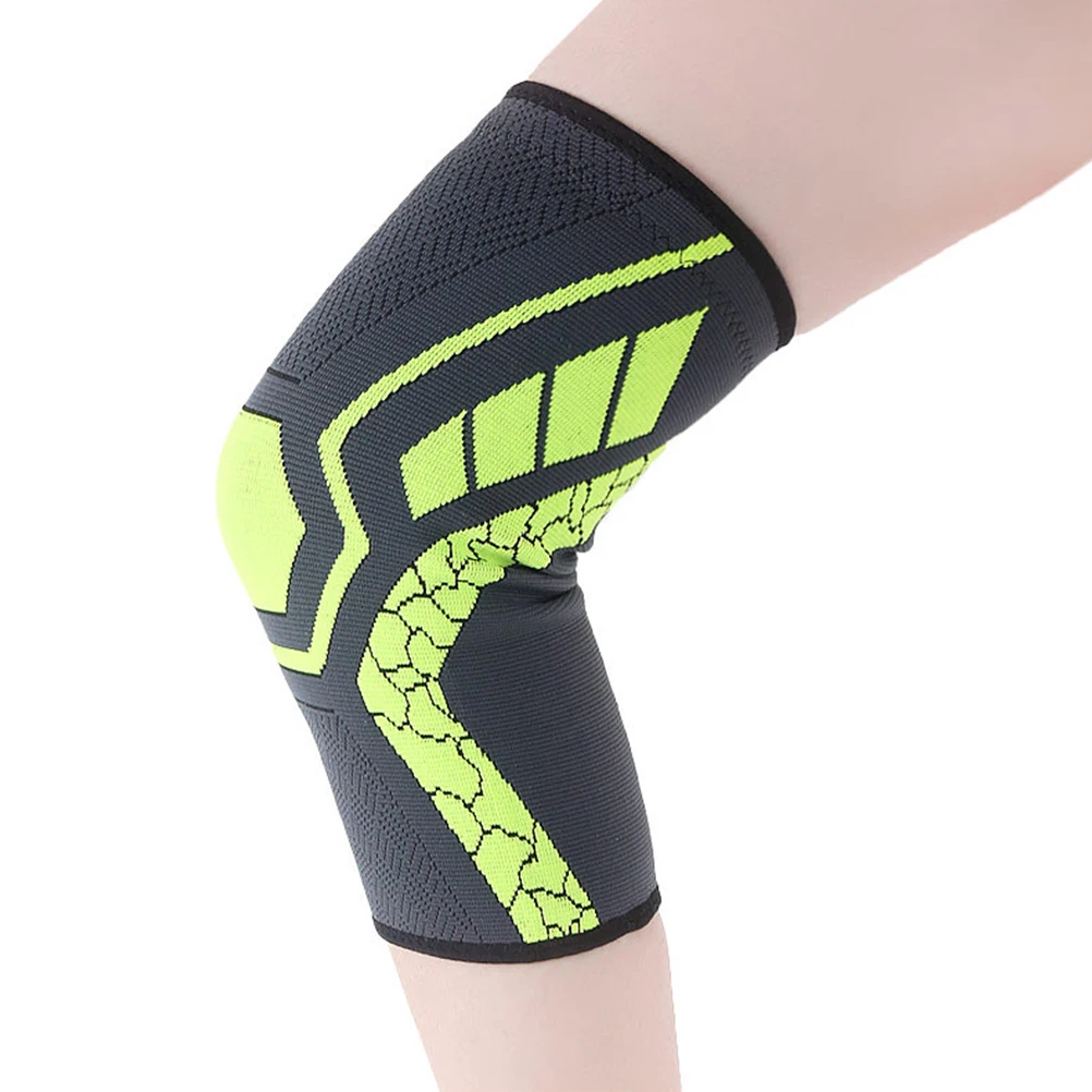 

1Pcs Knee Sleeve Sports Protector Elastic Breathable Support Brace for Climbing Hiking Riding Size L Sports Protector