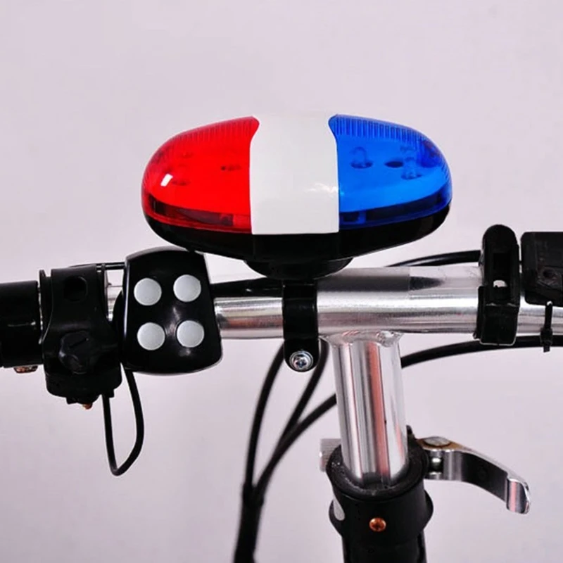 LED Warning Bike Polices Light Electric Horn for Kid Children Bike Scooter Dropshipping