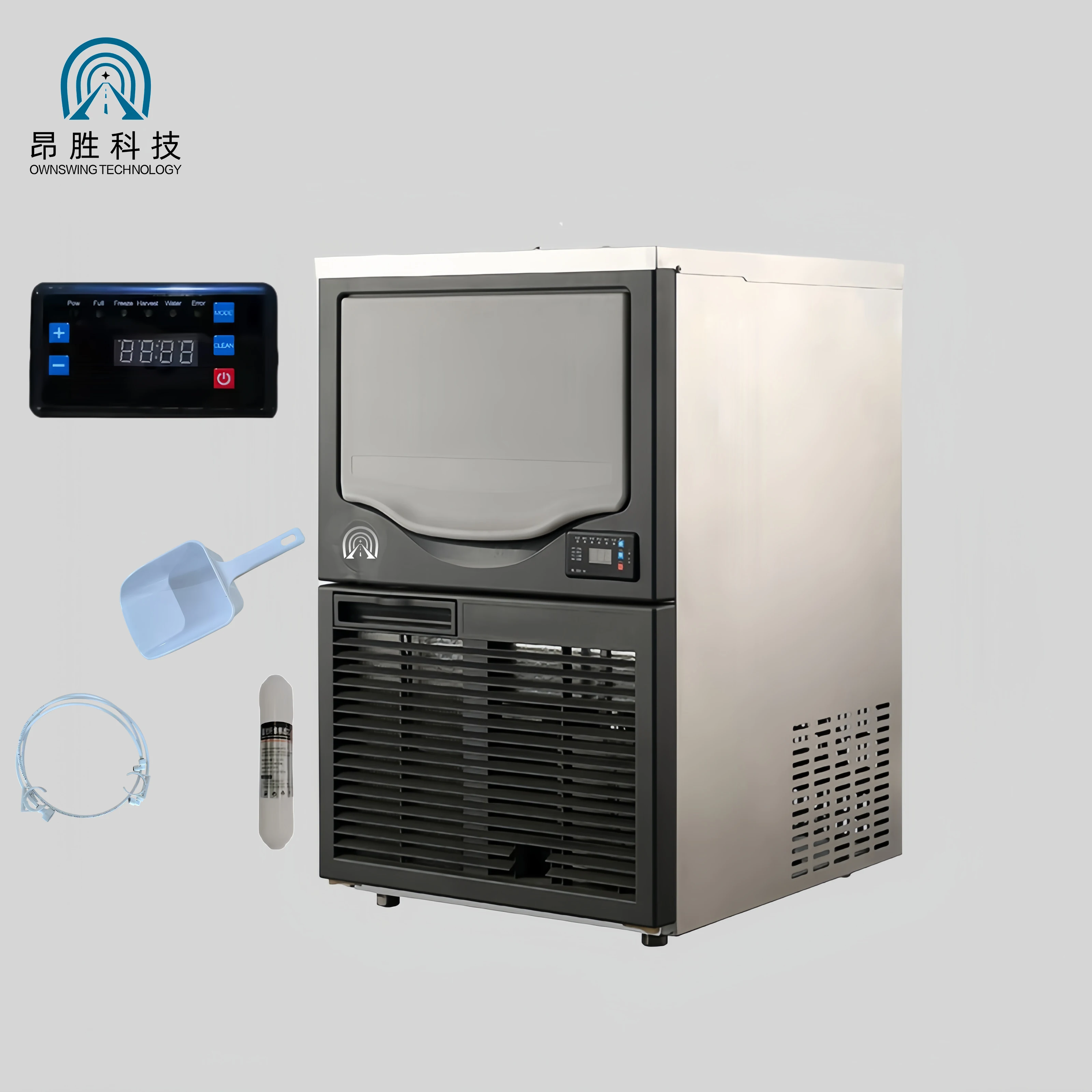 

100KG/24Hours Commercial Block/Crushed/Nugget/Granular Ice Maker Making Machine