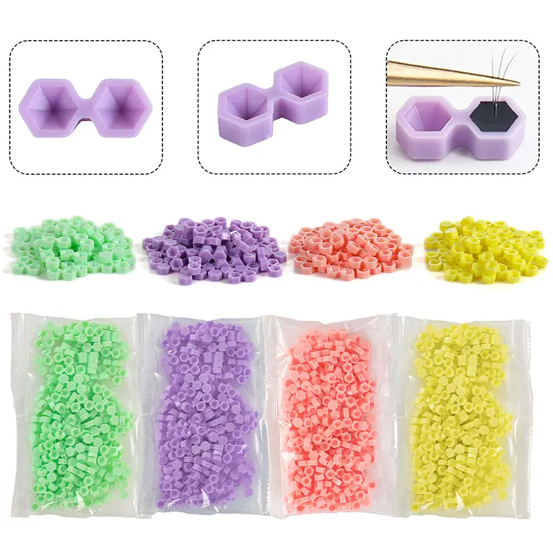 

200 шт., клей для наращивания ресниц, чашка для задержки, чернила для татуировки, держатель для пигмента, контейнер для прививки ресниц, вспомогательный инструмент для макияжа