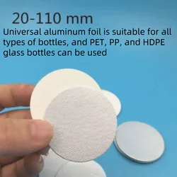 Universal Sealing Aluminum Foil With Mesh Glass Bottle Inner Lining Sealing Customized Size 20-130 Millimeters To Prevent Leakag