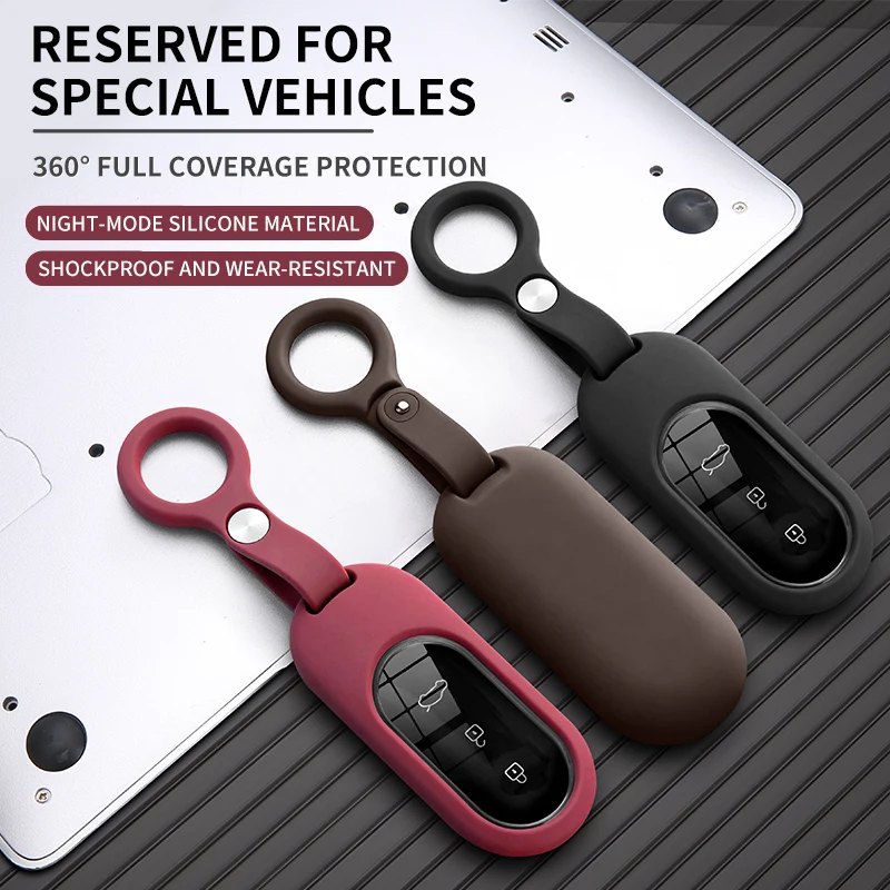 

For SERES AITO M7 Ultra M5 M9 Original Color Car Smart Key Case Cover Anti-Scratch Car Keychain Shell Decoratives Accessories