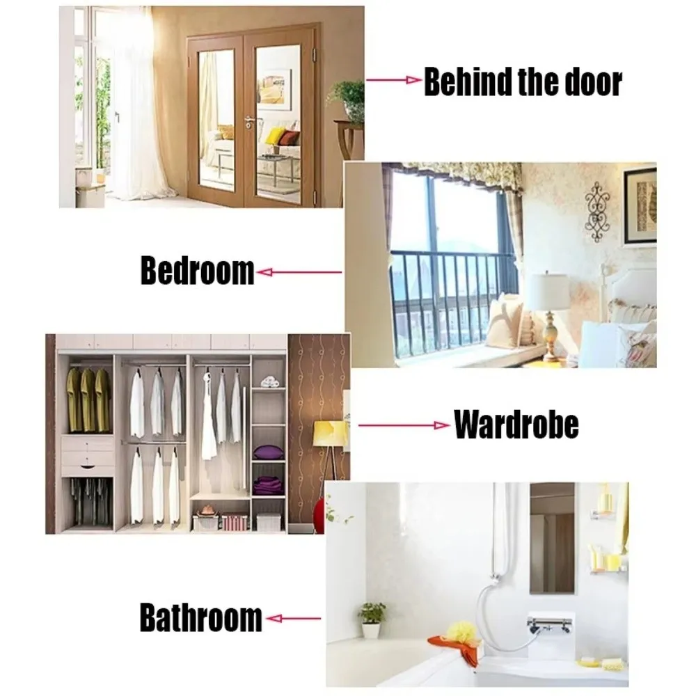 New Stainless Steel Wall Hook Heavy Duty with Screw Wall Storage Hook Large Elephant Trunk Hook Towel Rail