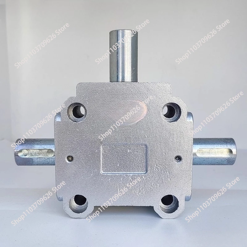 Stainless Steel Right Angle Steering Box Cast Steel Gearbox 40N.M Large Load 2.5 Module 16 Teeth 90 Degree Commutator Gear BB view 3