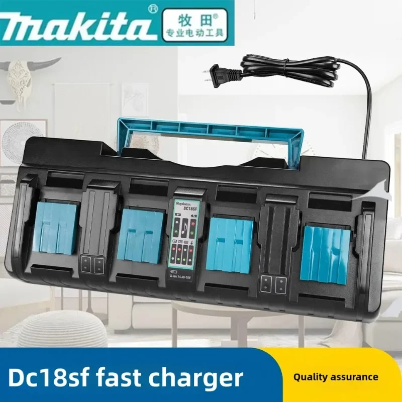 New original18V charger Makita large  charger , rechargeable battery, Makita BL1830B BL1840 BL1850 BL1850B fast charging