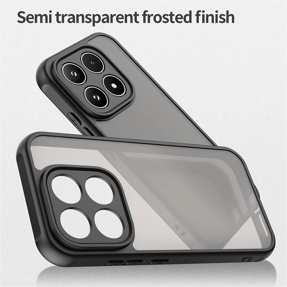 

Shockproof Military Grade Protective Case For Xiaomi 17 15 15T 14T Pro Ultra Hybrid Hard PC Back Cover Matte Silicone Soft Shell