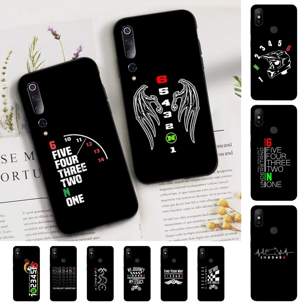 1N23456 Motorcycle Phone Case For Xiaomi Mi 5X 8 9 10 11 12 lite pro 10T PocoX3pro PocoM3 Note 10 pro lite