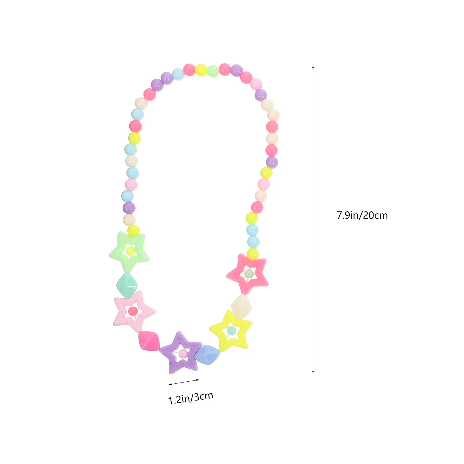 Juego de 3 collares y pulseras con pajarita, joyería para niños, regalo de fiesta para niñas, collar con cuentas, joyería para niños pequeños, actuación de danza