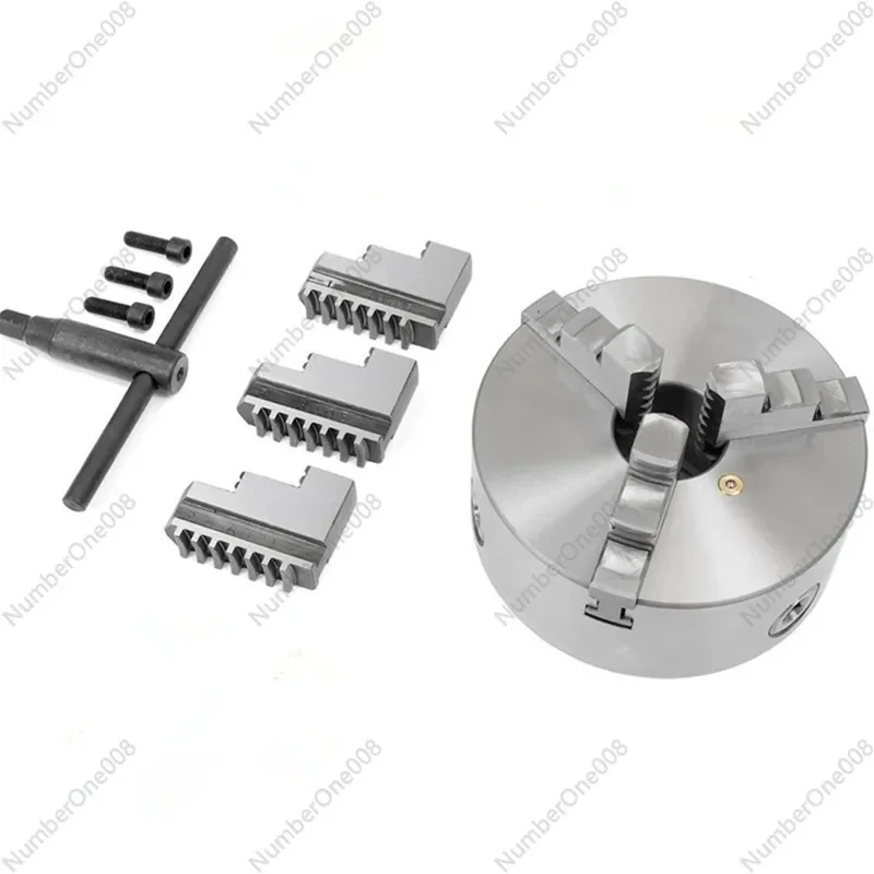 K11-160 3 jaw lathe chuck self-centering 160mm manual type hardened steel for small bench lathe