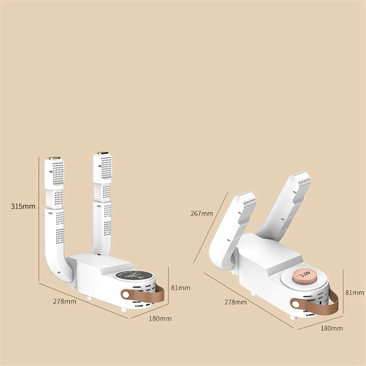 Pengering sepatu dengan Timer Portabel, sepatu pengering dapat ditarik menghilangkan bau dan sepatu pembersih colokan AS