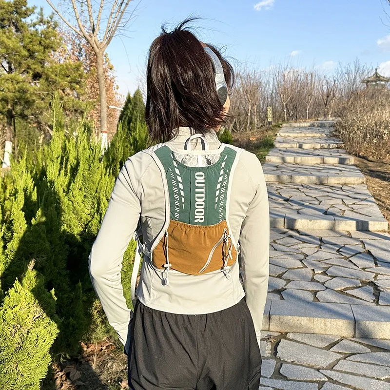 

Легкий рюкзак 5 л для мужчин и женщин, для занятий спортом на открытом воздухе, велоспорта, бега по пересеченной местности, с питьевой системой