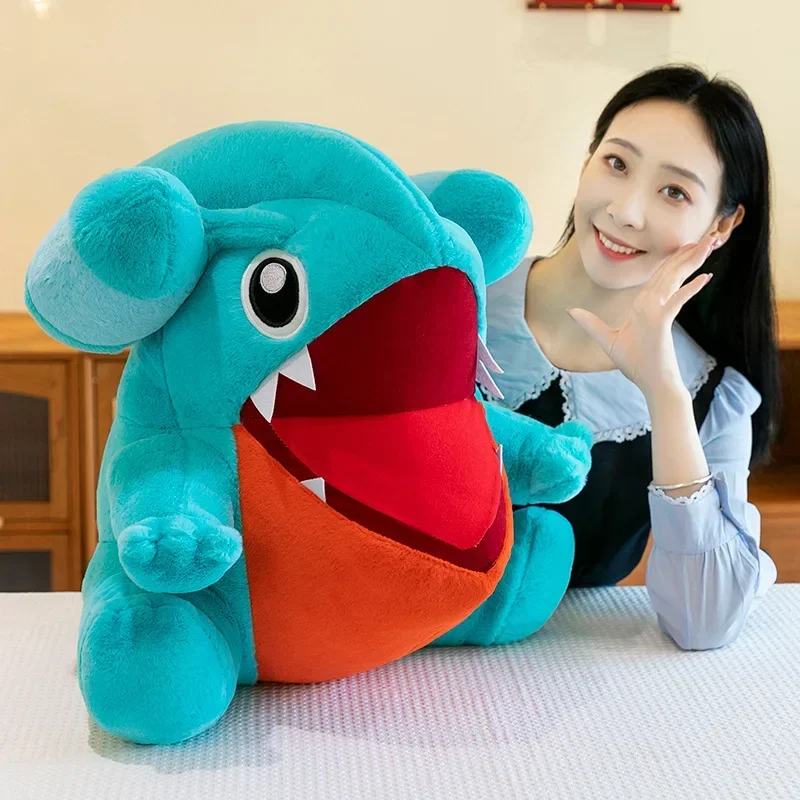 30/55 cm Gible Pokemon Plüschtiere, großes Anime-Puppenkissen, Cartoon-Griknot, Gabite, Pokémon-Plüschtier, gefülltes Geschenk für Kinder, Weihnachten