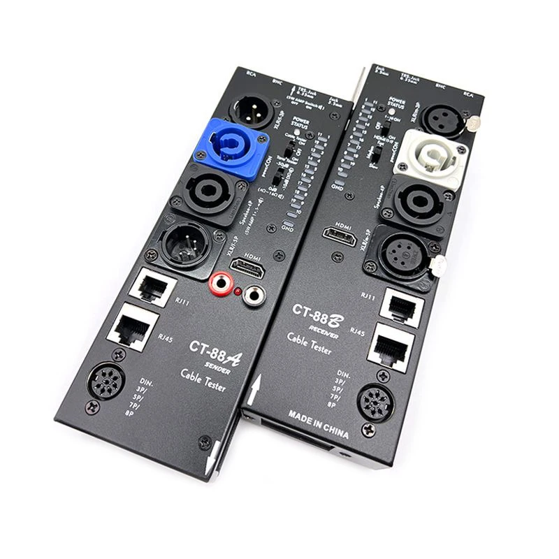 Imagem -02 - Linha Lateral Audio Automática Medidor Multi-função Separada Sinal do Xlr Hdm Ct88