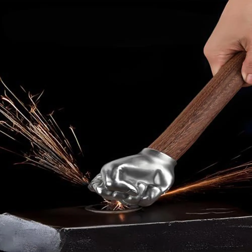 Multi Purpose Stainless Steel Hammer with Anti Slip Wooden Handle for Professional and Hobbyist Use Construction and Household