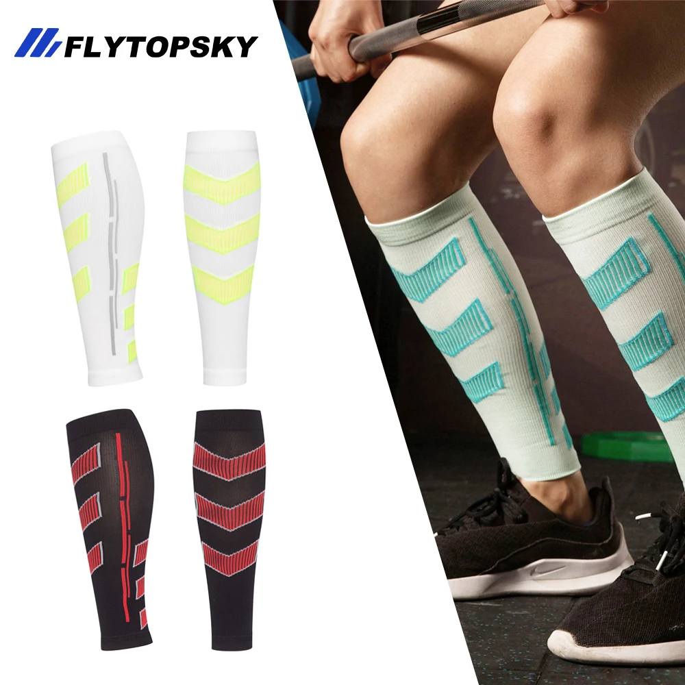 1Pair Unisex Calf Compression Sleeve (20-30mmHg) for Adult Compression Socks for Running,Calf Shin Guard for Soccer Basketball