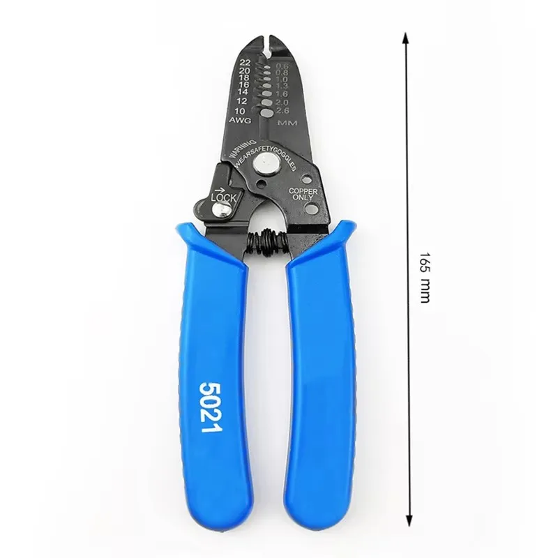 6-in-1 Wire Stripper Tool, Wire Strippers, Wire Cutter Stripping Tool for Electric Cable Stripping Cutting and Crimping