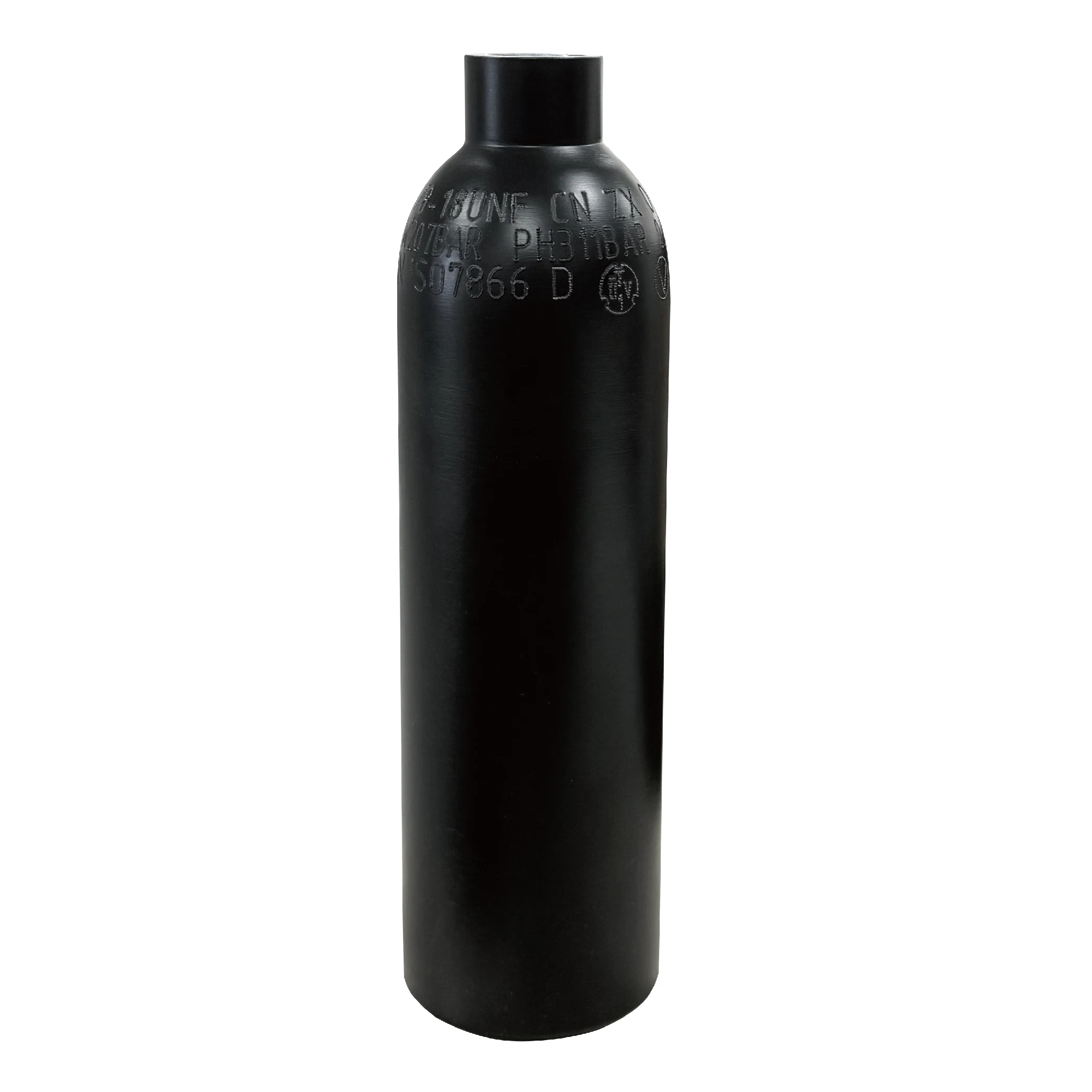 13ci/0.2L aluminium fles hpa luchttank met 3000psi ingang 800psi uitgang 5/8-18UNF inlaat en G1/2-14 uitlaatdraadregelaar