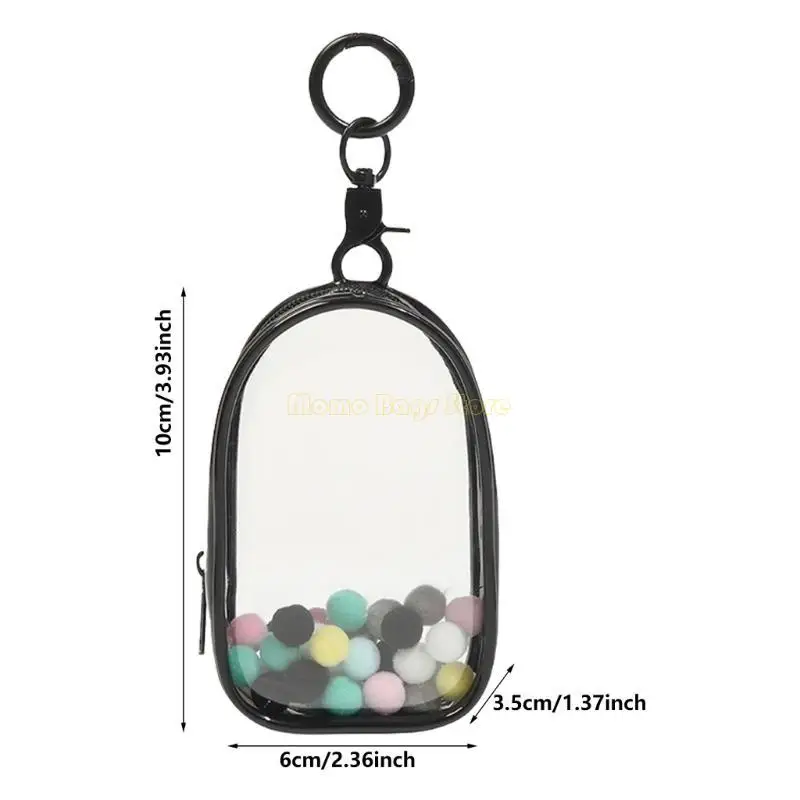 X90D Eye Catching PVC Transparent Miniature Exposition Bag para entusiastas brinquedos