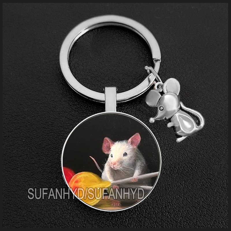 New Cute Mouse Keychains Lovely Rat Key Chains for Women Person Girl\'s Favorite Gift Souvenir