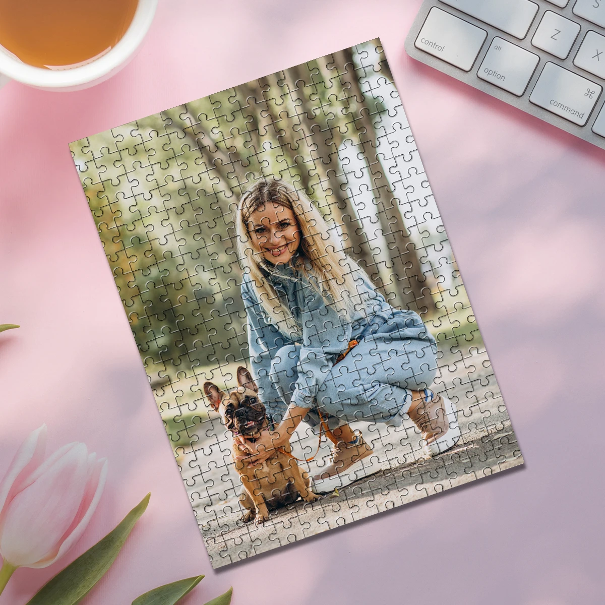 35/300/500/1000 قطعة لغز صور مخصص شخصي صور الحيوانات الأليفة صورة هدية ، لغز شخصي لغز صور الأسرة #2