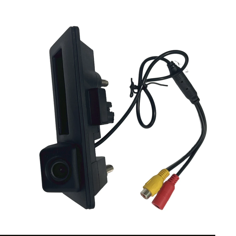 Car Trunk Handle Reversing Camera ABS Accessory Black For A3 For Golf Part Replacement With Cable For Jetta MK6