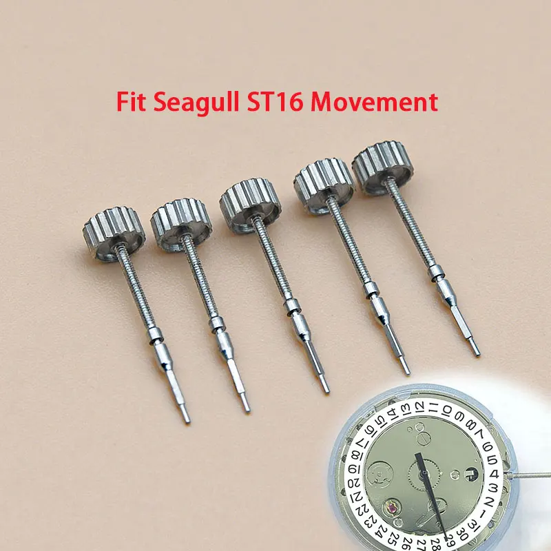 Watch Repairing Winding Stem Replacement Spare Parts  Fit Seagull ST17 ST16 Movement Watch Repair Part Aftermarket Replacements