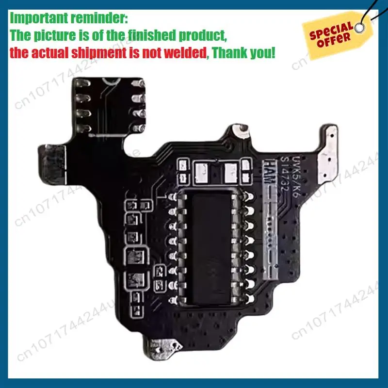 -A15I SI4732 Módulo de rádio de ondas curtas + cabo de programação USB para Quansheng UVK5/UVK6 SI4732IC + expansão de capacidade de 2M
