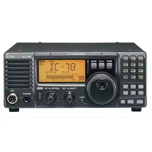 100% الأصلي ل ICOM IC78 HF جهاز الإرسال والاستقبال 50 واط الناتج الطاقة للاتصالات لمسافات طويلة VOX البحرية اسلكية تخاطب مع VOX