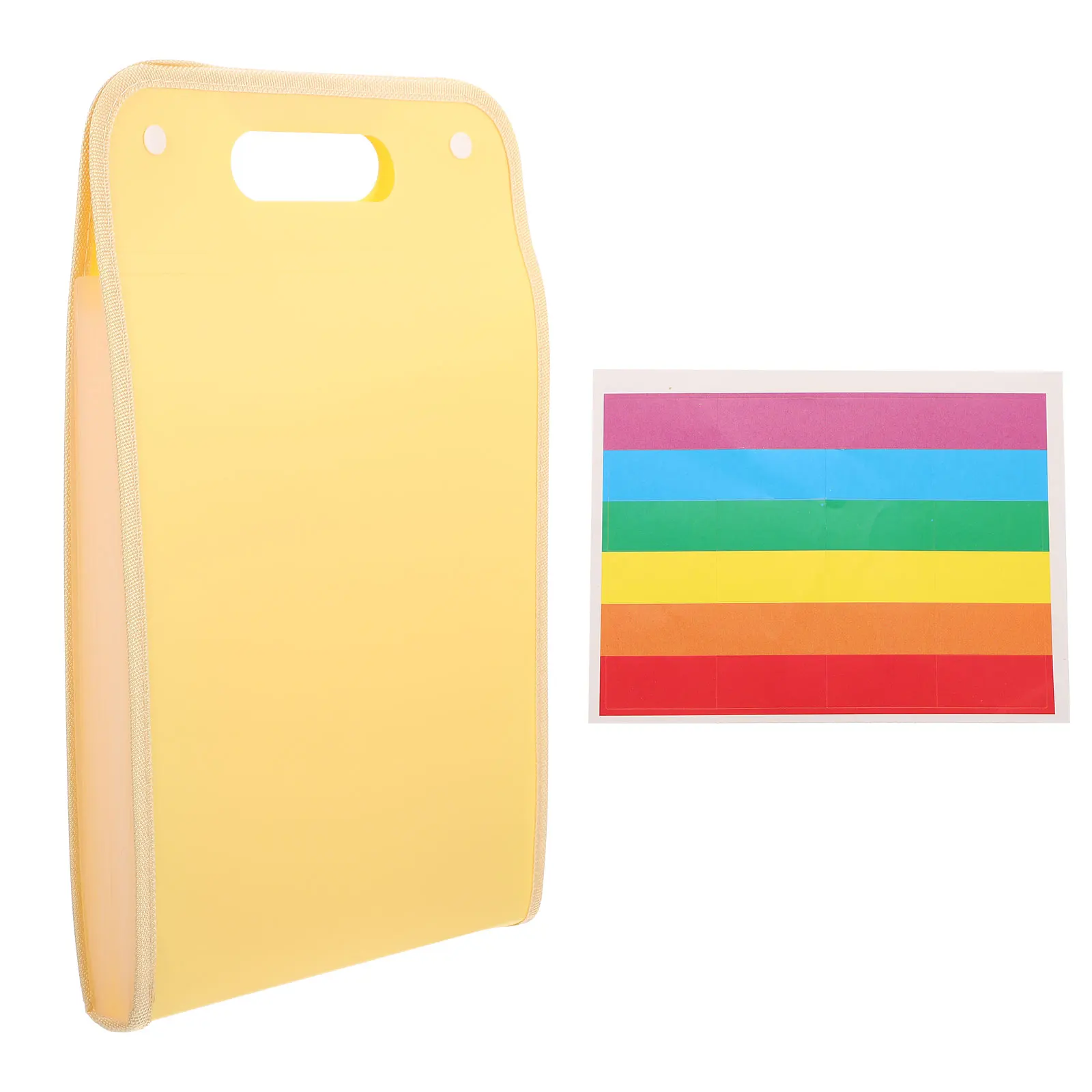 Test Paper Organ Pack Blue Pocket Folders File Document Expanding Documents Bag A4 Holder Envelope Student