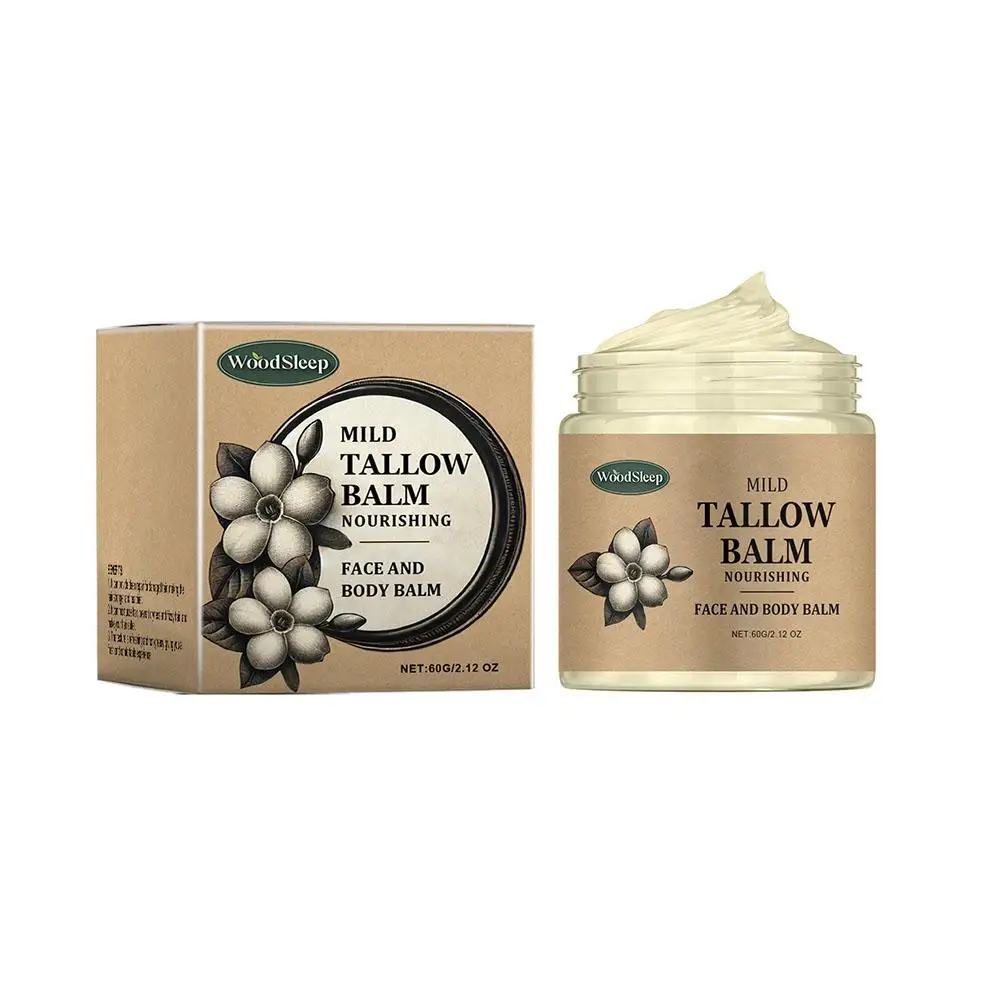 Tallow Honey Balm Nawilżający Odżywczy Poprawiający Suchość Skóra Twarzy Gładkie Produkty Do Ciała Kojąca Pielęgnacja Szorstkie Piękno O2T1