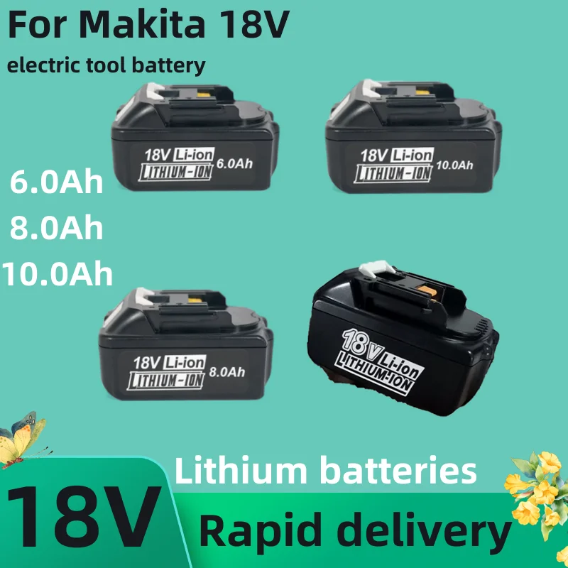 

Compatible Battery for Makita 18V BL1850 BL1830 BL1860 BL1850B, 6.0Ah Lithium-ion Replacement for Power Tools