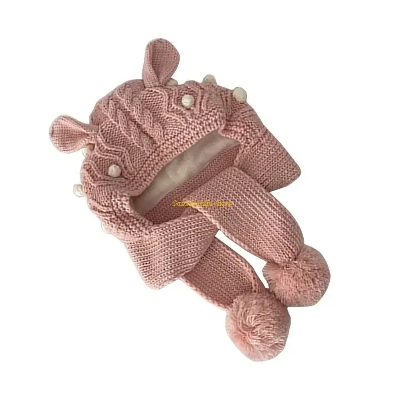 

WXTD Winter Baby Hat Neck Scarf Pieces Beanie Neckerchief Infant Ear Protections Caps Boys Girls Warm Pullover Hats