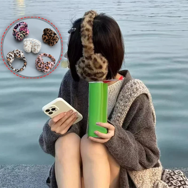 موضة الشتاء الأذن يفشل للنساء الفتيات فو الفراء لطيف غطاء للأذنين رقيق تدفئة الأذن طوي الأذن يغطي في الهواء الطلق الشتاء سماعات