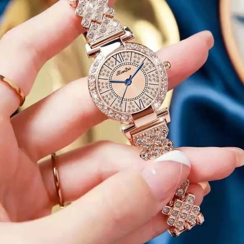 

New Electronic Watch Fashionable And Trendy Quartz Watch Women'S Watch, Gift, Wristwatch, Bracelet, Exquisite Women'S Wristwatch