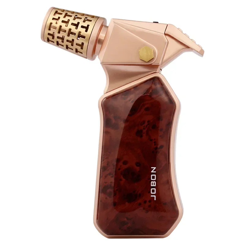 

JOBON New Strong Blue Flame Butane Gas Turbo Lighter Metal Outdoor Windproof Spray Gun Cigar Moxibustion Barbecue Igniter Tool