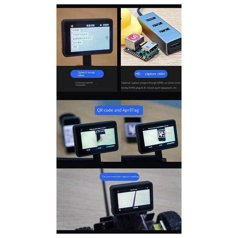 Maixcam NPU RISCV لوحة التطوير ، AI منفذ تسلسلي صوتي مرئي WiFi 6