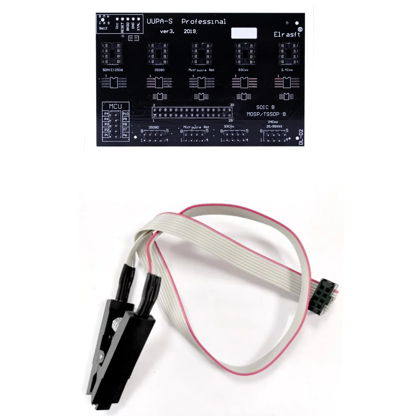 

UPA USB 1.3 Universal Eeprom Adapter for UPA ECU Programmer S I2C/SPI Microwire Eeprom-Programming