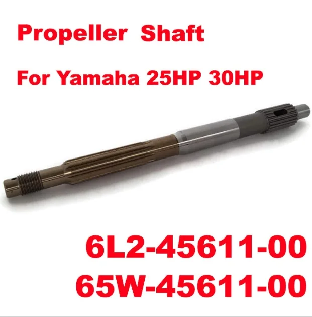 

Boat Propeller Shaft for Yamaha Outboard T F 25HP 30HP 2/4 stroke Engine Parsun Hidea 65W-45611-00