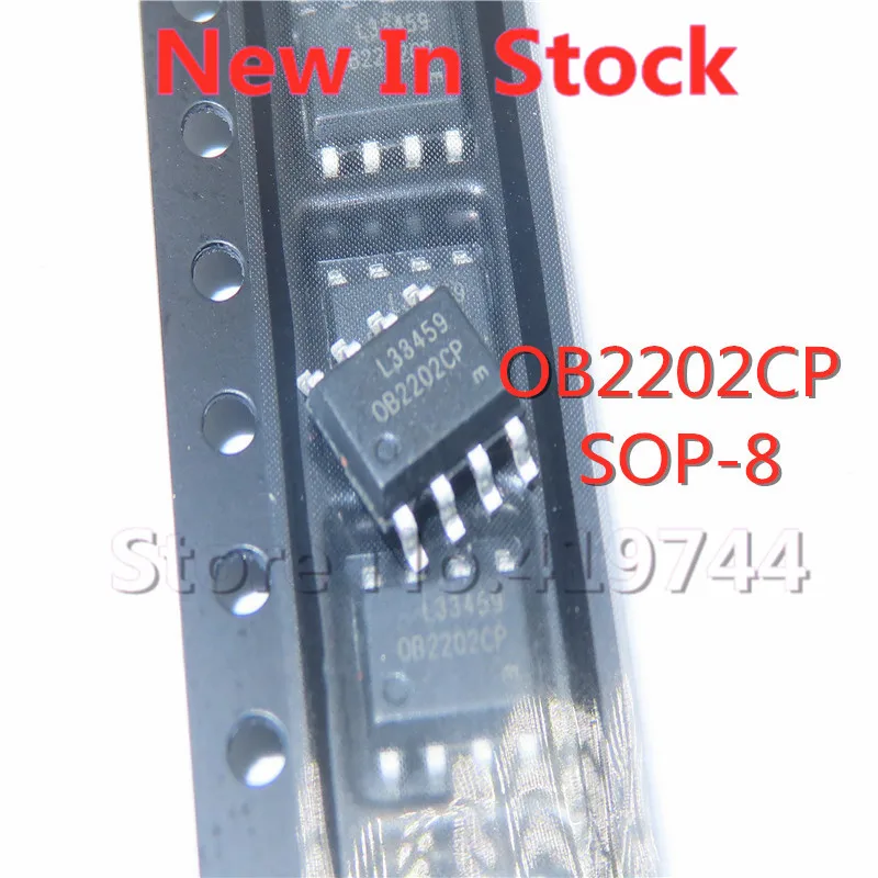 5PCS/LOT OB2202CP SOP8 OB2202 Quasi-resonant PWM controller SOP-8 In Stock NEW original IC