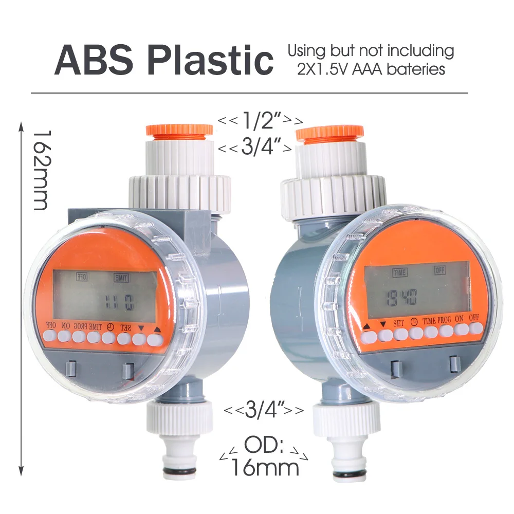 1 zestaw ogrodowy zawór kulowy LCD czujnik deszczu/zegar słoneczny automatyczne programowanie sterownik podlewania System nawadniania kropelkowego